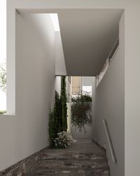 Casa Castro. Ingreso-escalera