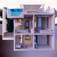 Casa Castro. Maqueta